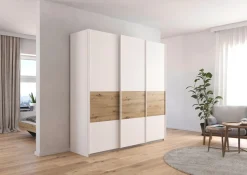 OTTO home Kleiderschrank »Mehrzweckschrank Aktenschrank Möbel Mietswohnung Schlafzimmer CORTONA« Breiten 203/271/315/360 cm, Höhen 210/229 cm,inkl. Inneneinteilung, 2 Stoffboxen extra Einlegeböden MADE IN GERMANY