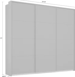 OTTO home Kleiderschrank »Mehrzweckschrank Aktenschrank Möbel Mietswohnung Schlafzimmer OTELI« Breiten 211/278/323/368 cm Höhen 214/233 cm,inkl. Passepartout optional mit Beleuchtung MADE IN GERMANY