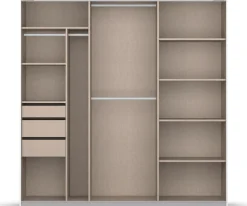 OTTO home Kleiderschrank »Mehrzweckschrank Aktenschrank Möbel Mietswohnung Schlafzimmer OTELI« Breiten 211/278/323/368 cm Höhen 214/233 cm,inkl. Passepartout optional mit Beleuchtung MADE IN GERMANY