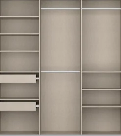 OTTO home Kleiderschrank »Mehrzweckschrank Aktenschrank Möbel Mietswohnung Schlafzimmer KOLUNA« 3 Ausstattungen BASIC/CLASSIC/PREMIUM (inkl. SOFT-CLOSE-FUNKTION),Breiten 203/271/315/360 cm Höhen 210/229 cm MADE IN GERMANY