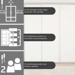 OTTO home Kleiderschrank »Mehrzweckschrank Aktenschrank Möbel Mietswohnung Schlafzimmer KOLUNA« 3 Ausstattungen BASIC/CLASSIC/PREMIUM (inkl. SOFT-CLOSE-FUNKTION),Breiten 203/271/315/360 cm Höhen 210/229 cm MADE IN GERMANY