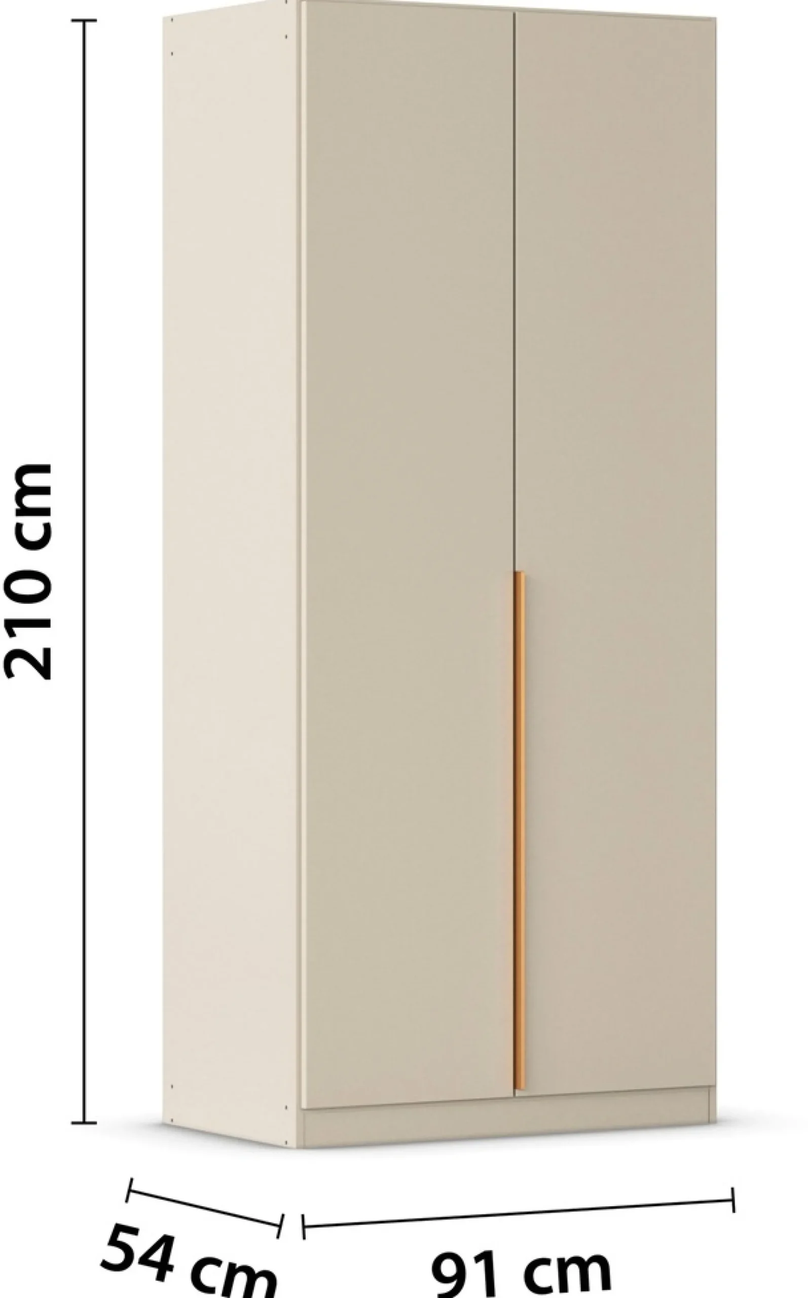OTTO home Kleiderschrank »Mehrzweckschrank Aktenschrank Möbel Mietswohnung Garderobe AGORDO« durchdachte Innenausstattung kleine und große Räume MADE IN GERMANY