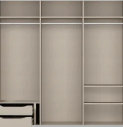 OTTO home Kleiderschrank »Mehrzweckschrank Aktenschrank Möbel Mietswohnung Schlafzimmer ORACLE« Breiten 203/271/315/360 cm Höhen 210/229 cm,inkl. Schubladen-Einsatz und extra Einlegeböden MADE IN GERMANY