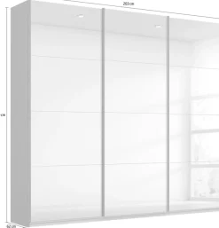 OTTO home Kleiderschrank »Mehrzweckschrank Aktenschrank Möbel Mietswohnung Schlafzimmer ORACLE« Breiten 203/271/315/360 cm Höhen 210/229 cm,inkl. Schubladen-Einsatz und extra Einlegeböden MADE IN GERMANY