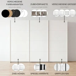 OTTO home Kleiderschrank »Mehrzweckschrank Aktenschrank Möbel Mietswohnung TOPSELLER OTELI« 3 Ausstattungen BASIC/CLASSIC/PREMIUM (inkl. SOFT-CLOSE-FUNKTION),Breiten 203/271/315/360 cm Höhen 210/229 cm MADE IN GERMANY