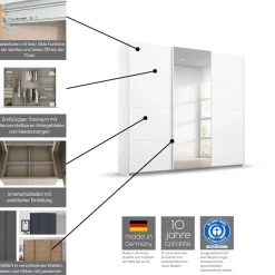 OTTO home Kleiderschrank »Mehrzweckschrank Aktenschrank Möbel Mietswohnung Schlafzimmer OTELI« Breiten 211/278/323/368 cm Höhen 214/233 cm,inkl. Passepartout optional mit Beleuchtung MADE IN GERMANY