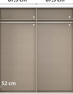 OTTO home Kleiderschrank »Mehrzweckschrank Aktenschrank Möbel Mietswohnung TOPSELLERASTANA« 3 Ausstattungen BASIC/CLASSIC/PREMIUM (inkl. SOFT-CLOSE-FUNKTION),mit 3 Spiegelelementen, Metallgriffleisten alufarbig MADE IN GERMANY