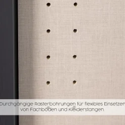 OTTO home Kleiderschrank »Mehrzweckschrank Aktenschrank Möbel Mietswohnung TOPSELLERASTANA« 3 Ausstattungen BASIC/CLASSIC/PREMIUM (inkl. SOFT-CLOSE-FUNKTION),mit 3 Spiegelelementen, Metallgriffleisten alufarbig MADE IN GERMANY