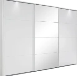 OTTO home Kleiderschrank »Mehrzweckschrank Aktenschrank Möbel Mietswohnung Schlafzimmer TUBONA« Breiten 278/368 cm, Höhen 214/233 cm inkl. Passepartout, Beleuchtung,mit umfangreicher Innenausstattung und Passepartout MADE IN GERMANY