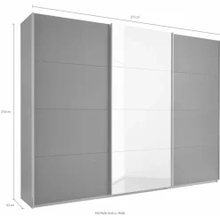 OTTO home Kleiderschrank »Mehrzweckschrank Aktenschrank Möbel Mietswohnung Schlafzimmer TUBONA« Breiten 271/360 cm, Höhen 210/229 cm,inkl. Schubkasteneinsatz und zusätzlichen Einlegeböden MADE IN GERMANY