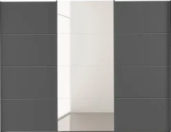 OTTO home Kleiderschrank »Mehrzweckschrank Aktenschrank Möbel Mietswohnung Schlafzimmer TUBONA« Breiten 271/360 cm, Höhen 210/229 cm,inkl. Schubkasteneinsatz und zusätzlichen Einlegeböden MADE IN GERMANY