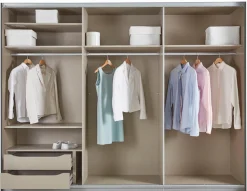 OTTO home Kleiderschrank »Mehrzweckschrank Aktenschrank Möbel Mietswohnung Schlafzimmer TUBONA« Breiten 271/360 cm, Höhen 210/229 cm,inkl. Schubkasteneinsatz und zusätzlichen Einlegeböden MADE IN GERMANY