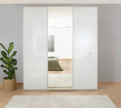 OTTO home Kleiderschrank »Mehrzweckschrank Aktenschrank Möbel Mietswohnung Schlafzimmer KOLUNA« 3 Ausstattungen BASIC/CLASSIC/PREMIUM (inkl. SOFT-CLOSE-FUNKTION),Breiten 203/271/315/360cm Höhen 210/229 Hochglanzfront MADE IN GERMANY