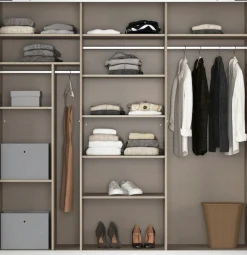 OTTO home Kleiderschrank »Mehrzweckschrank Aktenschrank Möbel Mietswohnung Schlafzimmer CORTONA« erhältlich in Breite 211/278/323/368 cm, Höhe: 214/233 cm,inkl. Passepartout und Zubehör, optionale Beleuchtung MADE IN GERMANY