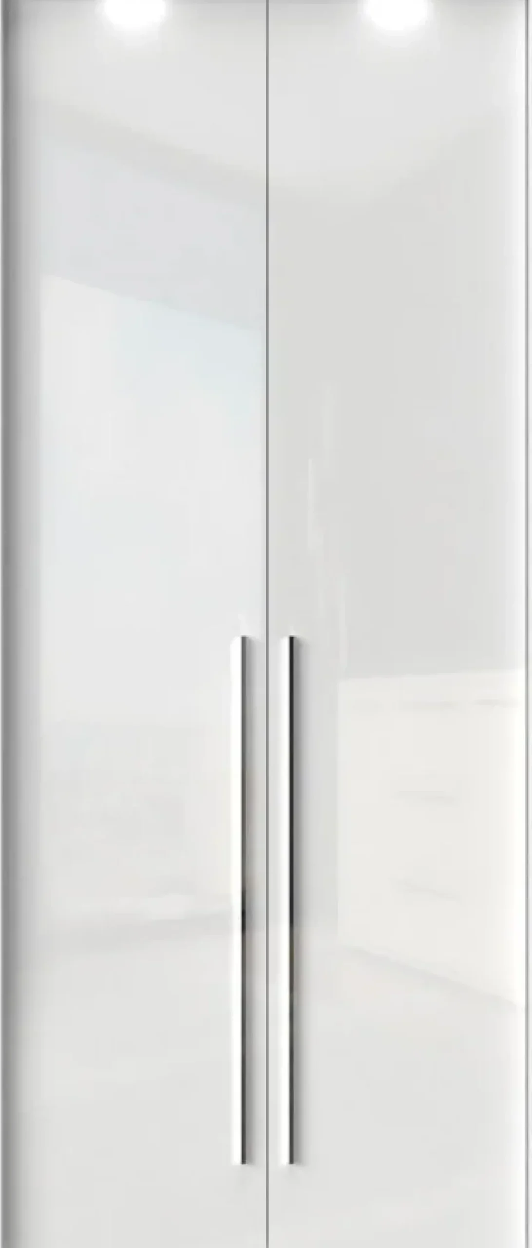 OTTO home Kleiderschrank »Piano, inklusive Rahmen und Beleuchtung, soft-close-Funktion« viele Breiten zur Auswahl, 226cm hoch,beige oder weiß, UV lackiert, Hochglanzfronten, FSC-zertifiziert