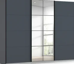 OTTO home Kleiderschrank »Schwebetürenschrank Schrank Garderobe Wäscheschrank BAVENO« in 3 Ausstattungen BASIC/CLASSIC/PREMIUM (mit Soft-Close-Funktion),in moderner Loft-Optik mit Griffleisten aus Metall MADE IN GERMANY