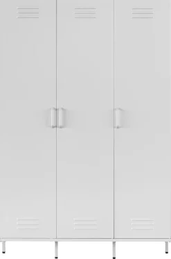 OTTO home Kleiderschrank »Siena Schrank Spind Metallschrank mit 3 Türen« Ideal für jeden Wohnraum - Trendsetter,Zeitloser Schlafzimmerschrank Garderobe Multischrank