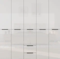 OTTO home Kleiderschrank »Skyller Schlafzimmerschrank mit 5 Türen« Drehtürenschrank mit perfekter Innenausstattung, Breite 2,02cm