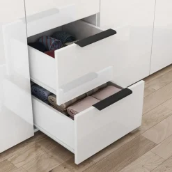 OTTO home Kleiderschrank »Skyller Schlafzimmerschrank mit 5 Türen« Drehtürenschrank mit perfekter Innenausstattung, Breite 2,02cm