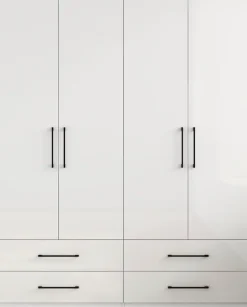 OTTO home Kleiderschrank »Sylt Schlafzimmerschrank Garderobe Schrank hochglanz« Drehtürenschrank mit 4 Schubladen und 4 Türen,Schrank in Breite 160 mit viel Stauraum