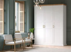 OTTO home Kleiderschrank »Tara« lackiert mit wasserbasiertem UV-Lack, in 4 Breiten
