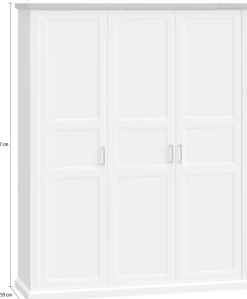 OTTO home Kleiderschrank »Tara« lackiert mit wasserbasiertem UV-Lack, in 4 Breiten