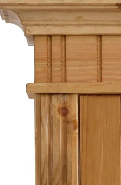 OTTO home Kleiderschrank »Teresa« 3 Türen, aus massiver Kiefer, Breite 152 cm, mit Spiegel, FSC®
