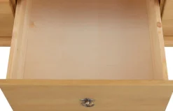 OTTO home Kleiderschrank »Tessin« B/H/T ca. 245/191/59 cm,Breite 245 cm, Kiefer massiv, mit Spiegel