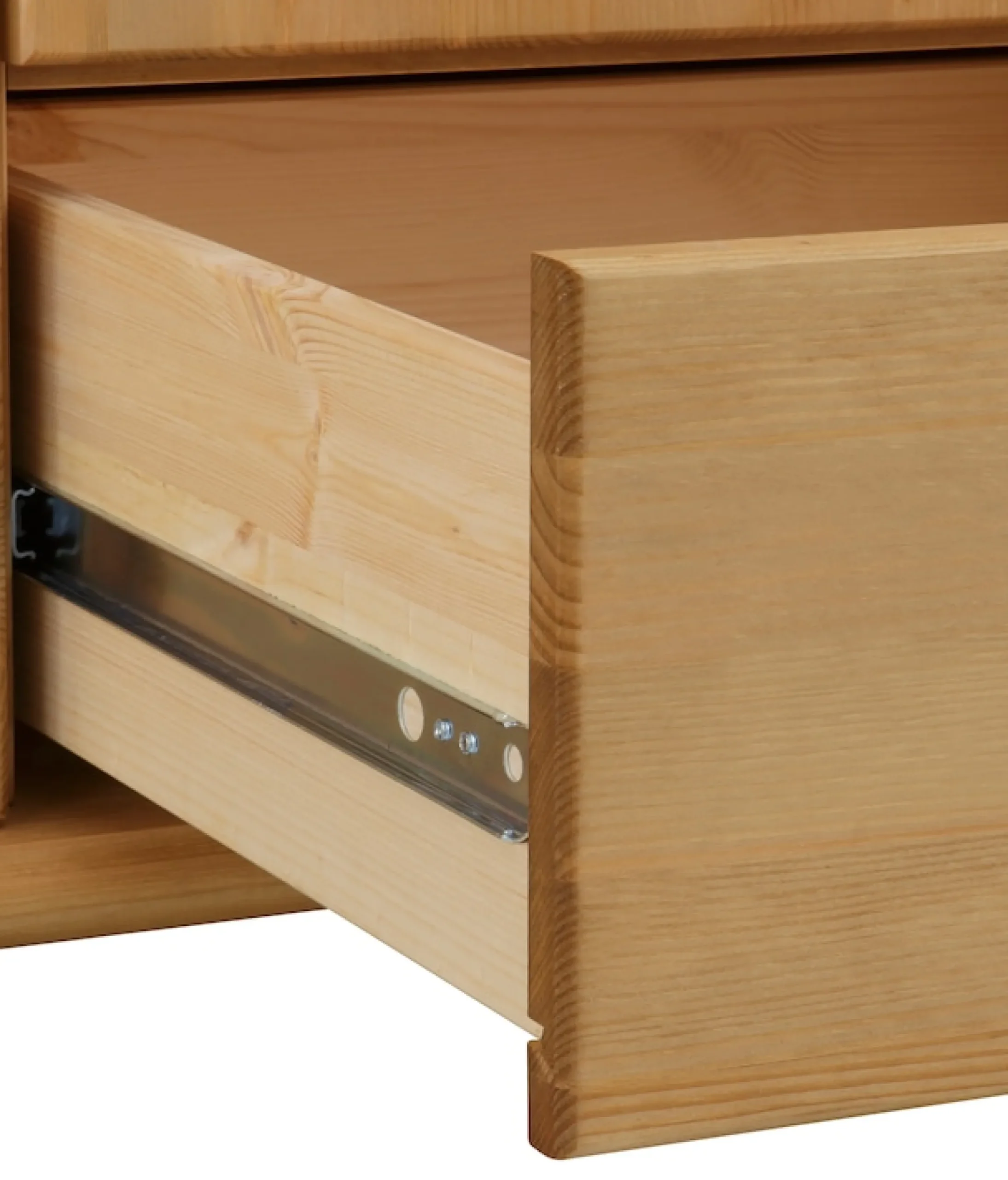OTTO home Kleiderschrank »Tessin, Dretürenschrank, 3-türig« B/H/T ca. 152/191/59 cm,Breite 152 cm, Kiefer massiv, mit Spiegel und 3 Schubladen