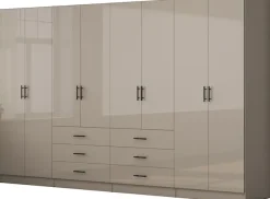 OTTO home Kleiderschrank »Trento Schlafzimmerschrank Garderobe Schrank in hochglanz mit 8 Türen« Schrank mit 8 Türen und 6 Schubladen, hochglänzende Fronten