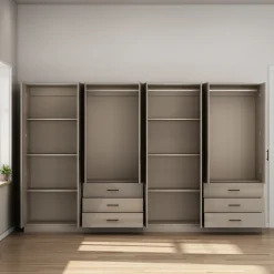 OTTO home Kleiderschrank »Trento Schlafzimmerschrank Garderobe Schrank in hochglanz mit 8 Türen« Schrank mit 8 Türen und 6 Schubladen, hochglänzende Fronten