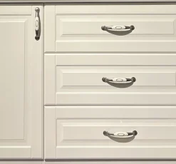 OTTO home Kombikommode »Evergreen, Maße: B/T/H 131/48/88cm, Soft-Close-Funktion« 1-türig und 3 Schubladen,im klassischen Landhausstil,FSC-zertifiziert,hochwertige UV Lackierung