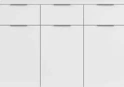 OTTO home Kombikommode »Kommode Sideboard Schubladenkommode Schlafzimmerkommode CORTONA« Breite 120 cm inkl. SOFT-CLOSE-FUNKTION, mit moderner Dekor-Front,mit 3 Schubladen und 3 verstellbaren Einlegeboden MADE IN GERMANY