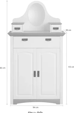 OTTO home Kombikommode »Konrad« Breite 94 cm, aus massiver, FSC®-zertifizierter Kiefer