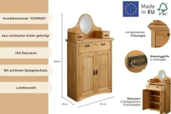 OTTO home Kombikommode »Konrad« Breite 94 cm, aus massiver, FSC®-zertifizierter Kiefer