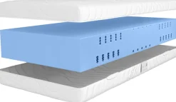 OTTO home Komfortschaummatratze »NEUHEIT, PREMIUM Tornby, 90x200 cm, 140x200 cm & mehr, atmungsaktiv« 27 cm hoch Raumgewicht: 39 kg/m³ 1 Stk. tlg. Wendematratze H2+3/H3+4/H4+5, ergonomisch, langlebige Qualität (RG 39)