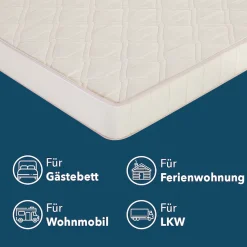 OTTO home Komfortschaummatratze »Basic Einsteiger, Matratze 90x200 cm, 140x200 cm & weitere Größen« 13 cm hoch Raumgewicht: 28 kg/m³ 1 Stk. tlg. Matratzen H2/H3, ergonomisch, atmungsaktiv