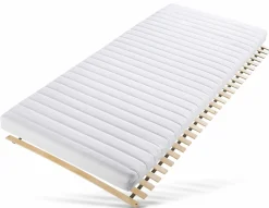 OTTO home Komfortschaummatratze + Rollrost »Starter-Kit, Matratze & Lattenrost 90x200 cm« Matratze 7 Zonen, atmungsaktiv, Lattenrost 28 Leisten