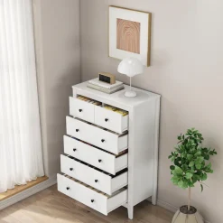 OTTO home Kommode »Avelin« Melaminoberfläche, schwarze Metallgriffe, Breite 80 cm