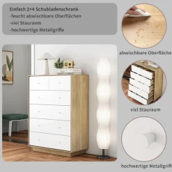 OTTO home Kommode »Blaire« kratzfeste Melaminoberfläche, ABS-Kanten und FSC-zertifiziertem Holz