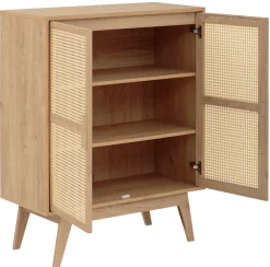 OTTO home Kommode »Bridget Highboard« Kommode, feste und verstellbare Einlegeböden, Breite 87cm, Höhe 110cm