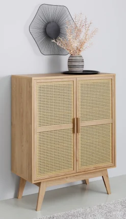 OTTO home Kommode »Bridget Highboard« Kommode, feste und verstellbare Einlegeböden, Breite 87cm, Höhe 110cm