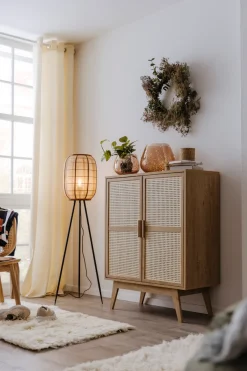 OTTO home Kommode »Bridget Highboard« Kommode, feste und verstellbare Einlegeböden, Breite 87cm, Höhe 110cm