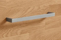 OTTO home Kommode »Celle, 90cm breit, 35cm tief, Fronten Massivholz« Holz massiv, Holzwerkstoff, Metall Griffe,3 breite Fächer