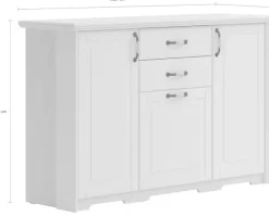 OTTO home Kommode »Evergreen« hochwertig UV lackiert, mit Soft-Close-Funktion,102 x 158,7 x 48,7cm