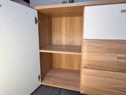 OTTO home Kommode »Gala, melaminbeschichtet und beige hochglänzend UV lackiert« Soft-Close Funktion, Maße: B/T/H 170/46/83cm,2trg., mit 4 Schubladen, klassische Rahmenoptik, FSC-zertifiziert