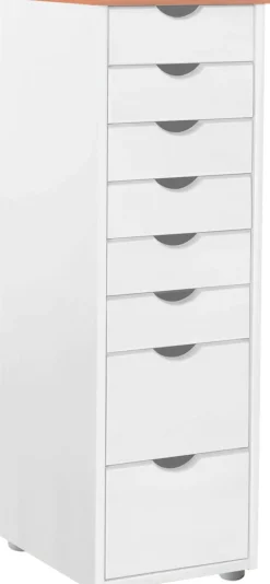 OTTO home Kommode »Gava« massives Kiefernholz, mit vielen Stauraummöglichkeiten, Breite 34 cm