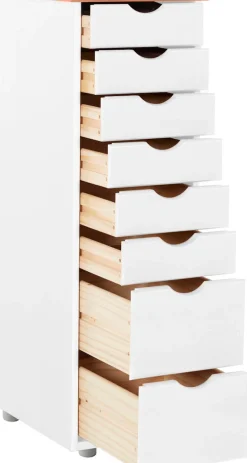 OTTO home Kommode »Gava« massives Kiefernholz, mit vielen Stauraummöglichkeiten, Breite 34 cm