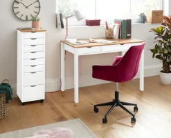 OTTO home Kommode »Gava« massives Kiefernholz, mit vielen Stauraummöglichkeiten, Breite 34 cm