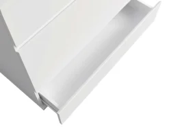 OTTO home Kommode »Greeti Sideboard mit 4 Schubladen, Maße B/T/H: 91,2/42/84,3 cm« Schubladenschrank mit viel Stauraum, weiß matt, Breite 91,2 cm